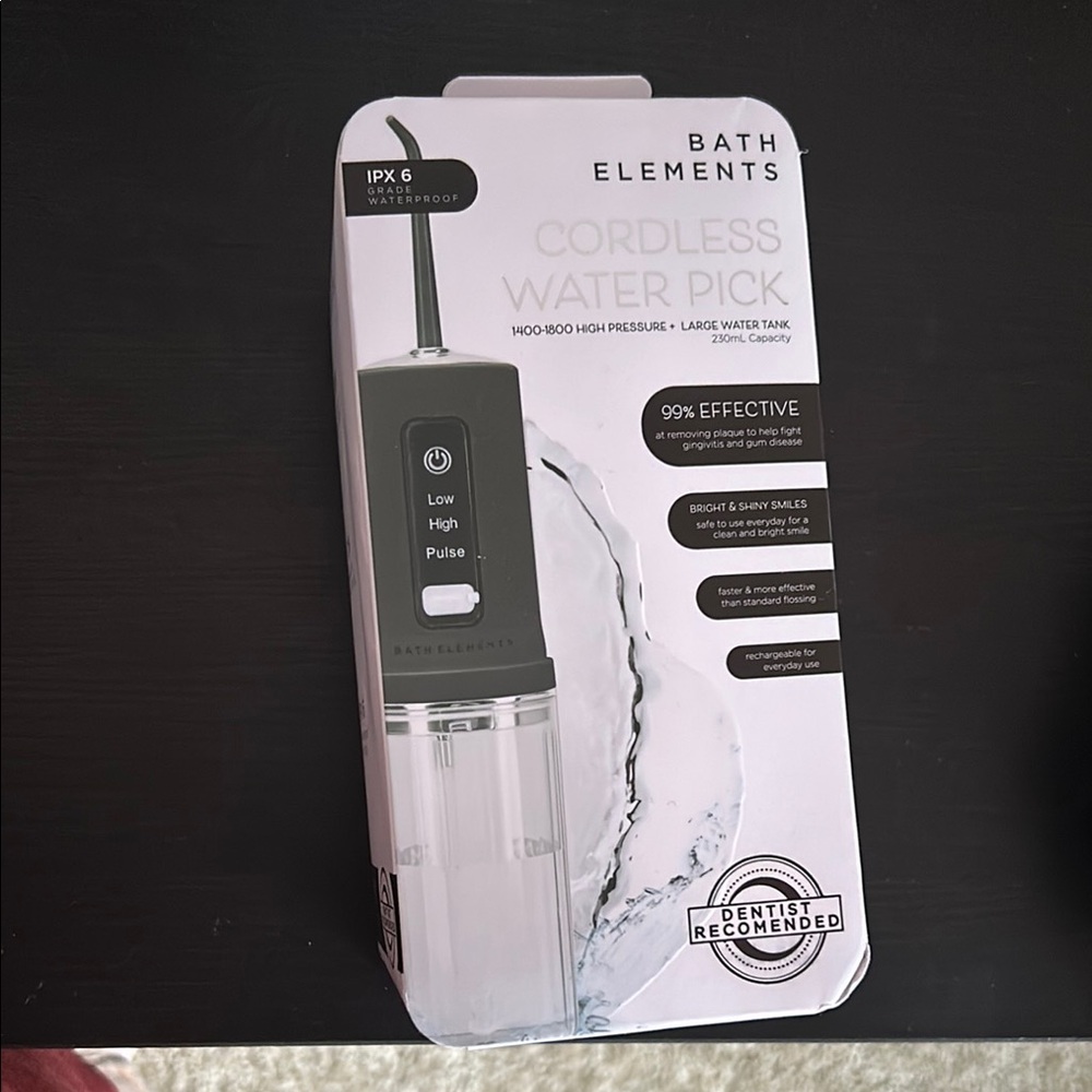 Element Cordless Water Pick - Black